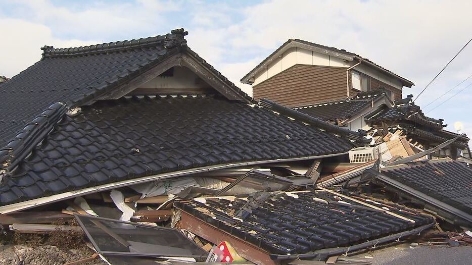 能登半島地震で倒壊した住宅