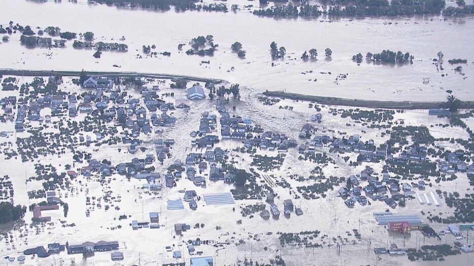 台風19号災害（2019年、長野市長沼）