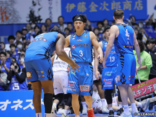 好調な島根スサノオマジックの司令塔を務める安藤誓哉［写真］＝B.LEAGUE