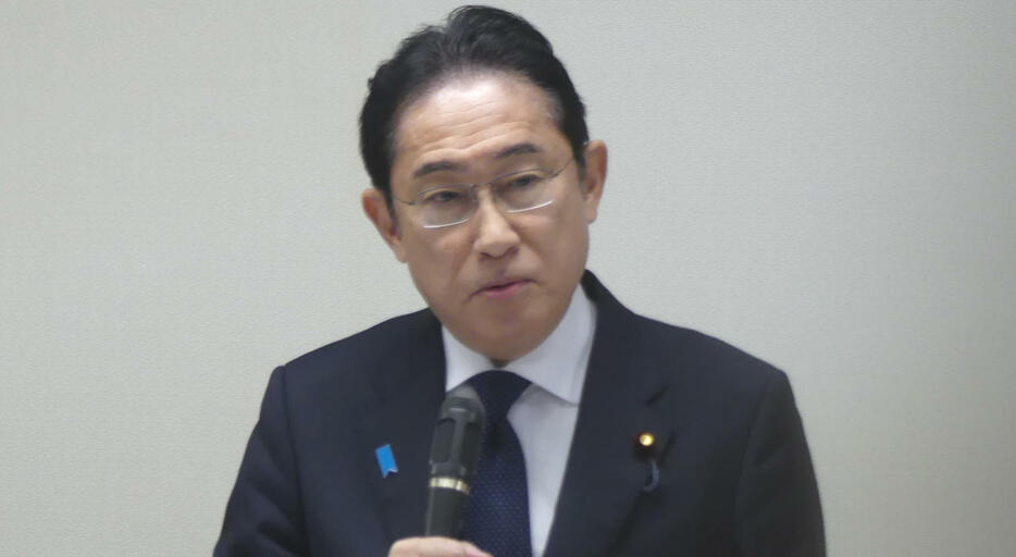 岸田文雄前首相（2024年1月11日撮影）