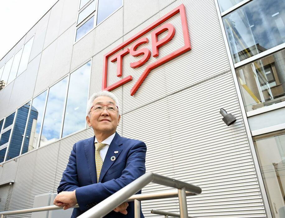 TSP太陽の池澤嘉悟社長＝28日、東京都目黒区東山