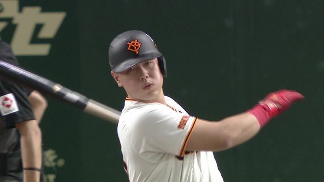 巨人・岡本和真選手(画像:日テレジータス)