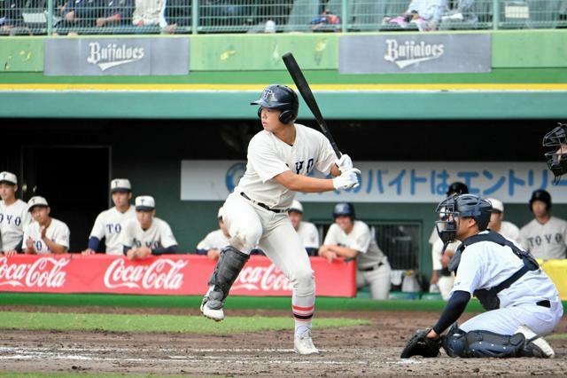 東洋大姫路―龍谷大平安　東洋大姫路の木村颯太選手=2024年10月20日、ほっともっとフィールド神戸、原野百々恵撮影