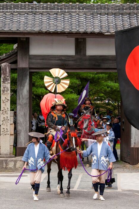 2011年7月23日の相馬野馬追の出陣式（現在は5月下旬開催）