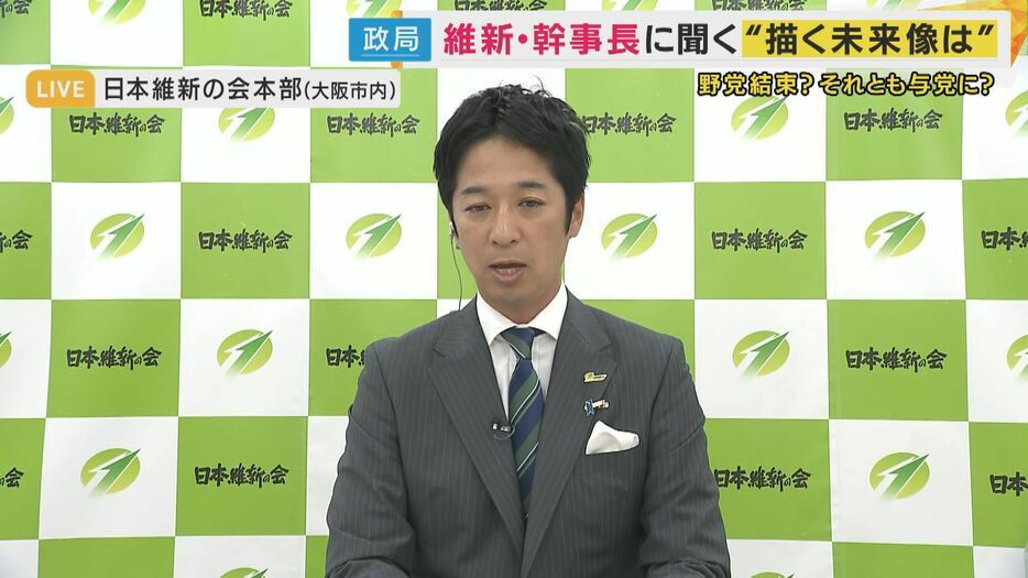 日本維新の会　藤田文武幹事長