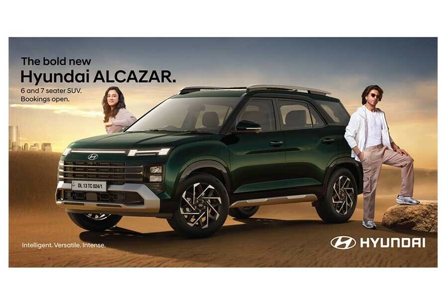 現代自動車がインドで販売しているスポーツタイプ多目的車(SUV)「ALCAZAR」（画像：インド現代自動車）