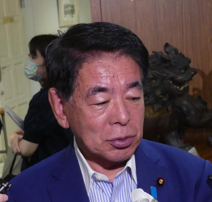 下村博文氏（2023年8月31日撮影）