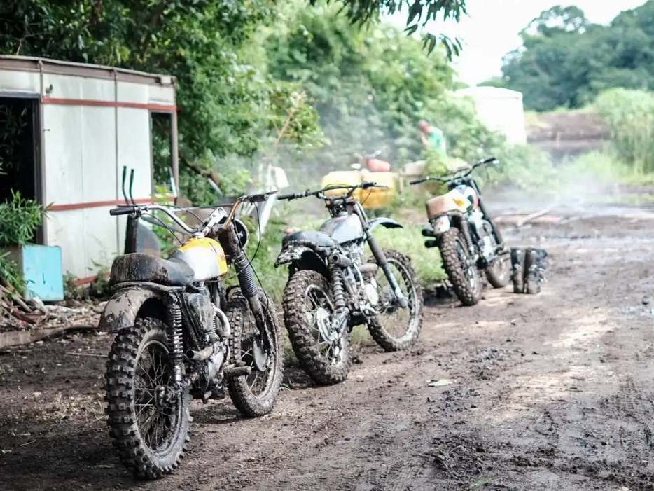 ビンテージバイク好きにとってはヨダレもののバイクが勢揃い