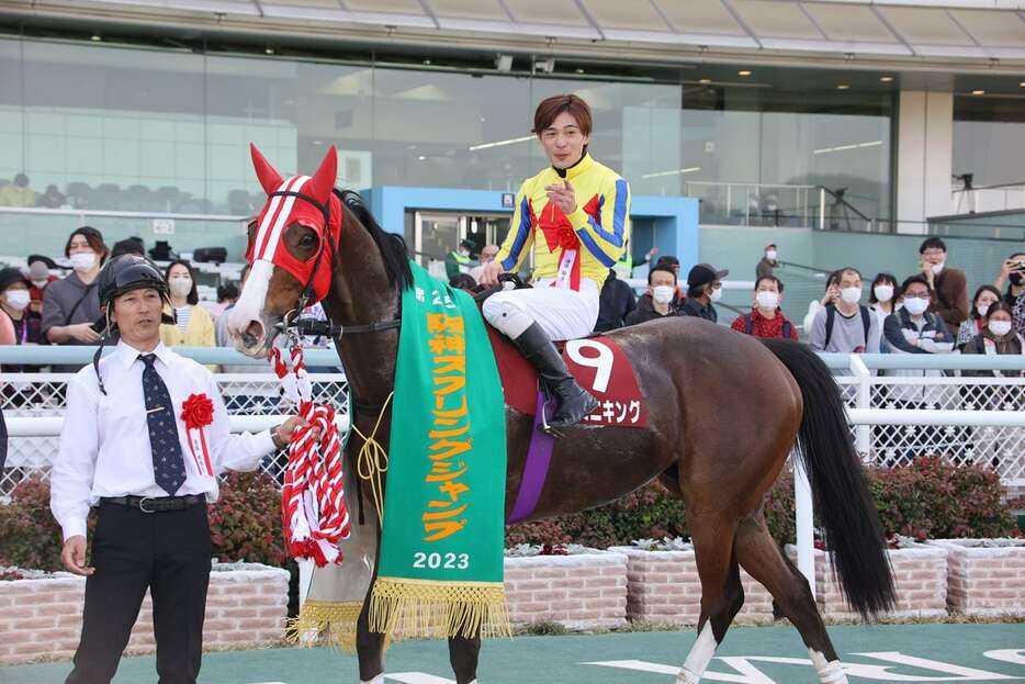 2023年の阪神スプリングジャンプを制したジェミニキング