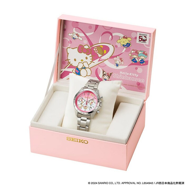 （C） 2024 SANRIO CO., LTD. APPROVAL NO. L654942 JR西日本商品化許諾済