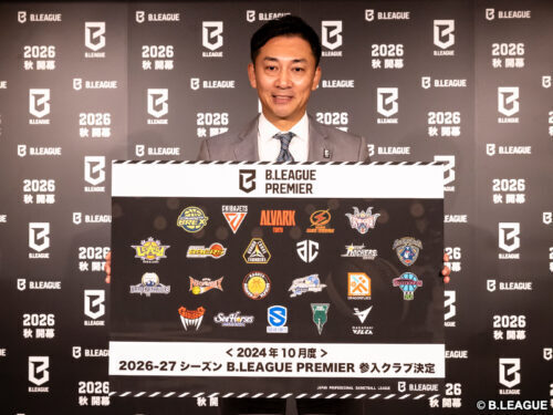 Bリーグの島田慎二チェアマン［写真］＝B.LEAGUE