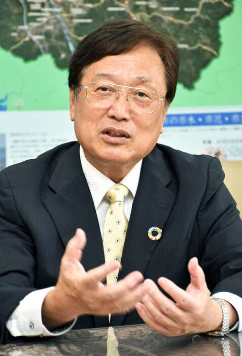 薩摩川内市長に再選が決まった田中良二さん