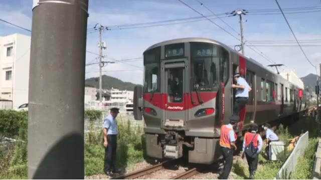 事故があった現場（広島市安佐南区祇園・ＪＲ可部線）