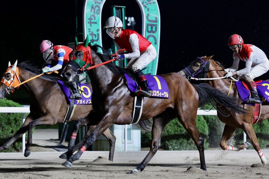 カペラ賞・ポリスヴィークルと川島拓騎手 (C)佐賀県競馬組合