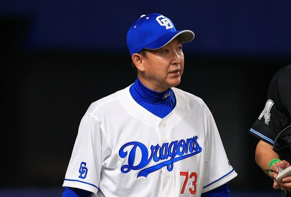 今季限りで退任した立浪和義監督