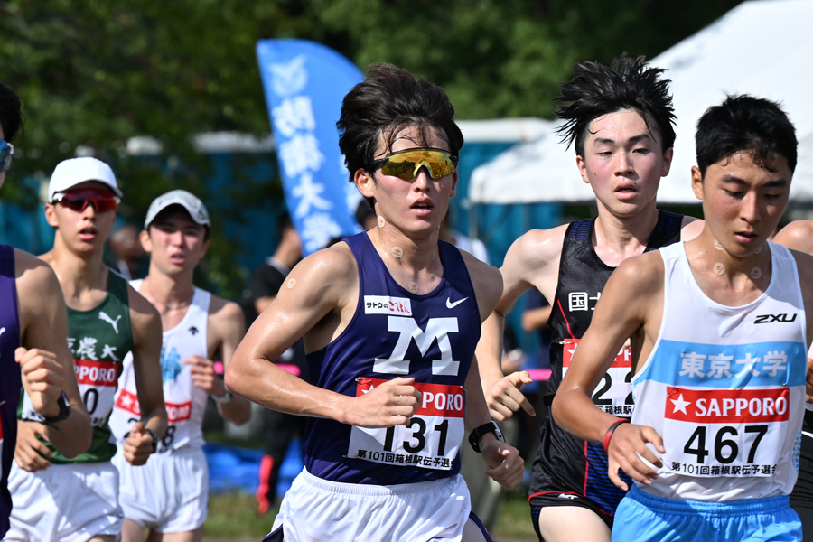 第101回箱根駅伝予選会12位だった明大の溝上稜斗