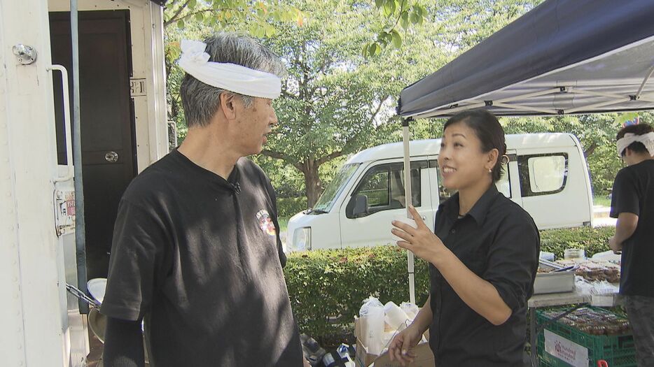 長野市長沼から石川県輪島市に通い炊き出しを続ける夫婦（10月1日）