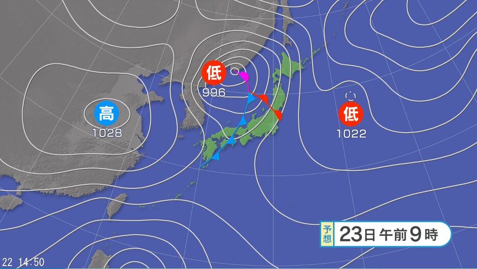 天気図　