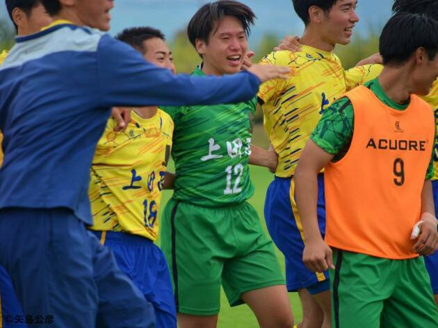 急遽、ゴールマウスを任された勝利の立役者GK新津蒼太