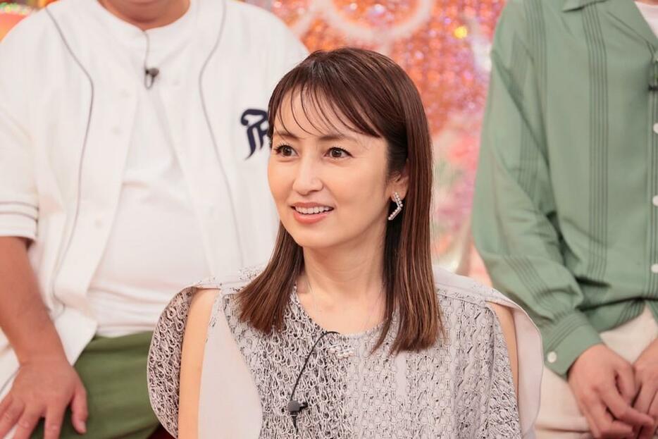 10月4日放送のバラエティー番組「沸騰ワード10 2時間SP」に出演する矢田亜希子さん＝日本テレビ提供