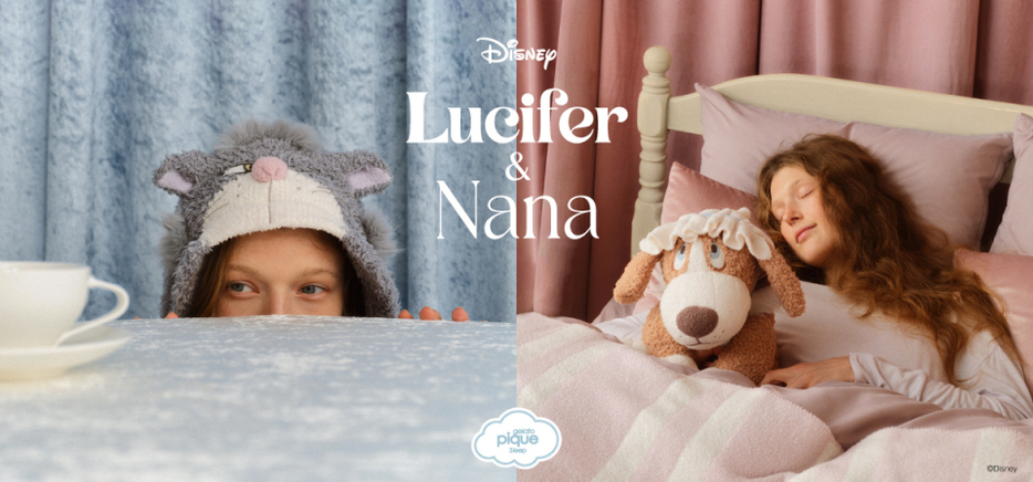 ジェラートピケ×ディズニー新コレクション『Lucifer ＆ Nana COLLECTION』