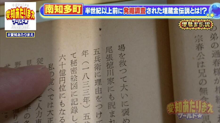 当時で60億円相当となる莫大な埋蔵金を隠したという記録も