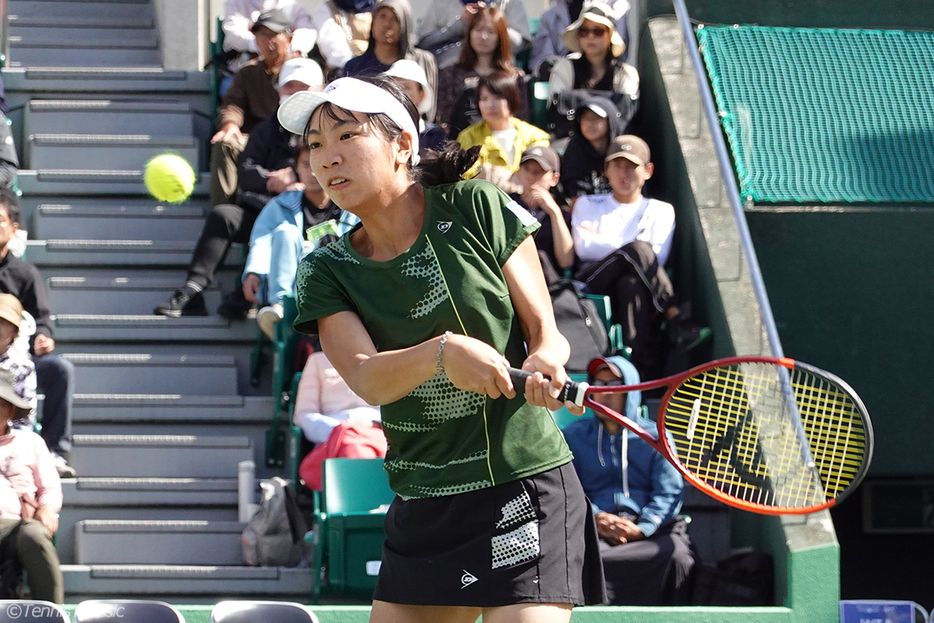 惜しくも決勝進出を逃した伊藤あおい（写真：Tennis Classic）