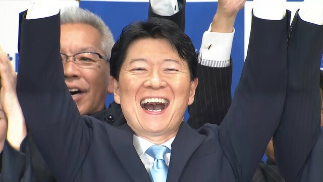 岡山県知事選で当選／伊原木隆太さん[無・現]