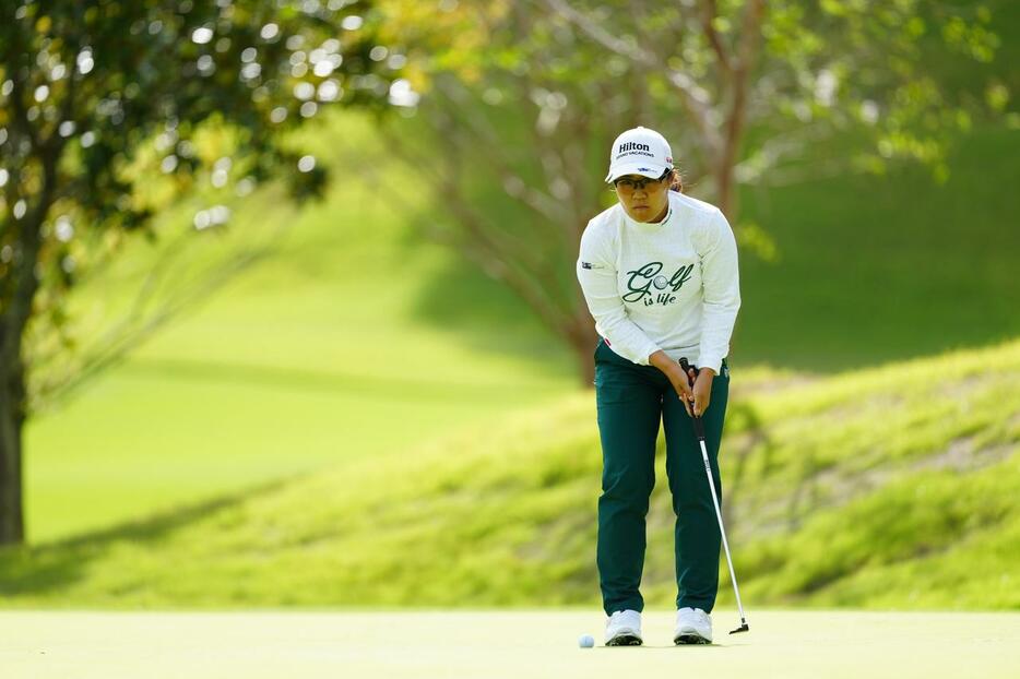 「マスターズGCレディース」で首位に1打差の2位タイで終えた畑岡奈紗（写真/姉崎正）