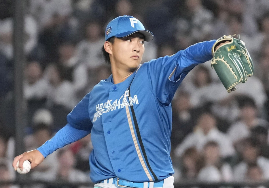 5回無失点でプロ初勝利を挙げた日本ハム・達＝ZOZOマリン