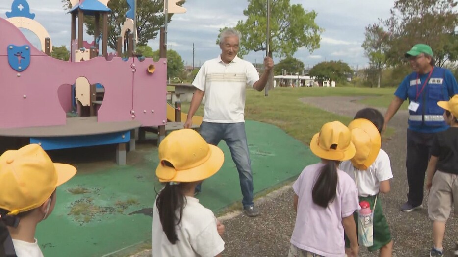 安城北部小学校の1年生が参加した防犯教室 愛知県安城市