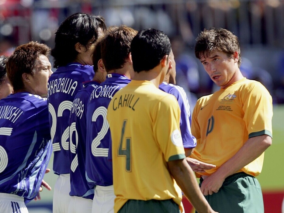 2006年ドイツＷ杯では日本はオーストラリアに痛い逆転劇を食らった　photo by Getty Images