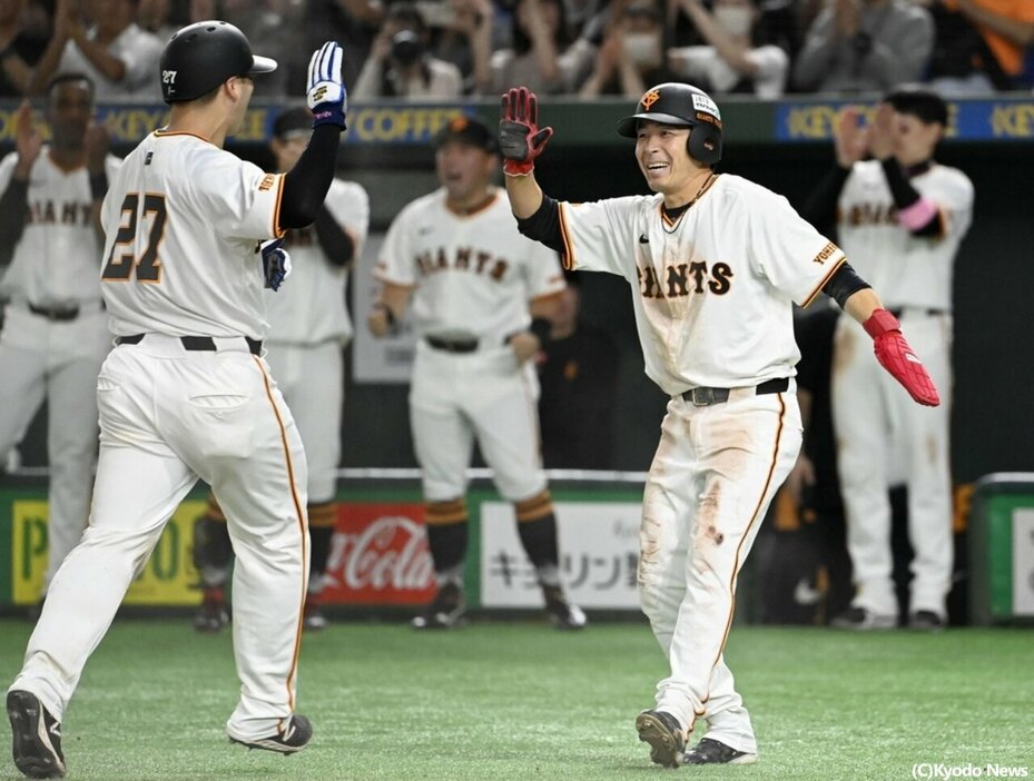 巨人・増田大輝 (C)Kyodo News