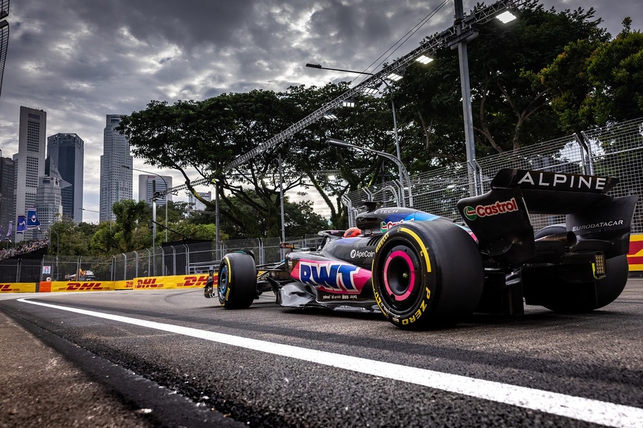 2024年F1第18戦シンガポールGP　エステバン・オコン（アルピーヌ）