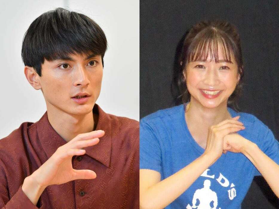 高良健吾（左）と田原可南子