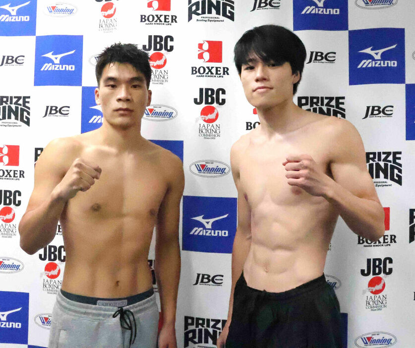 初の連勝を狙う菊池音央（右）とロク・ハッパ（カメラ・戸田幸治）