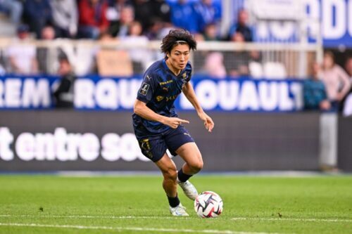 中村敬斗が日本人初の5試合連続ゴール [写真]＝Getty Images