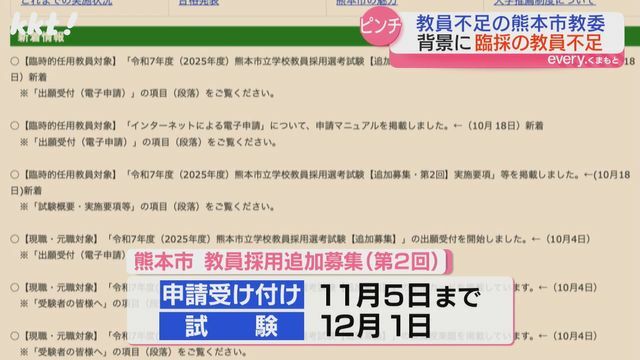 2度目の追加募集は11月5日まで