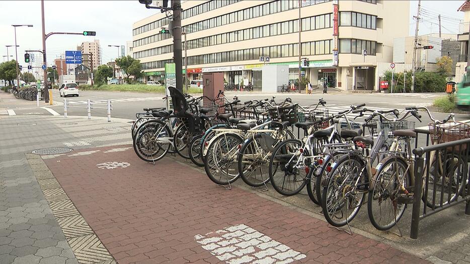 候補者が殴られたとみられる現場（大阪・住之江区）