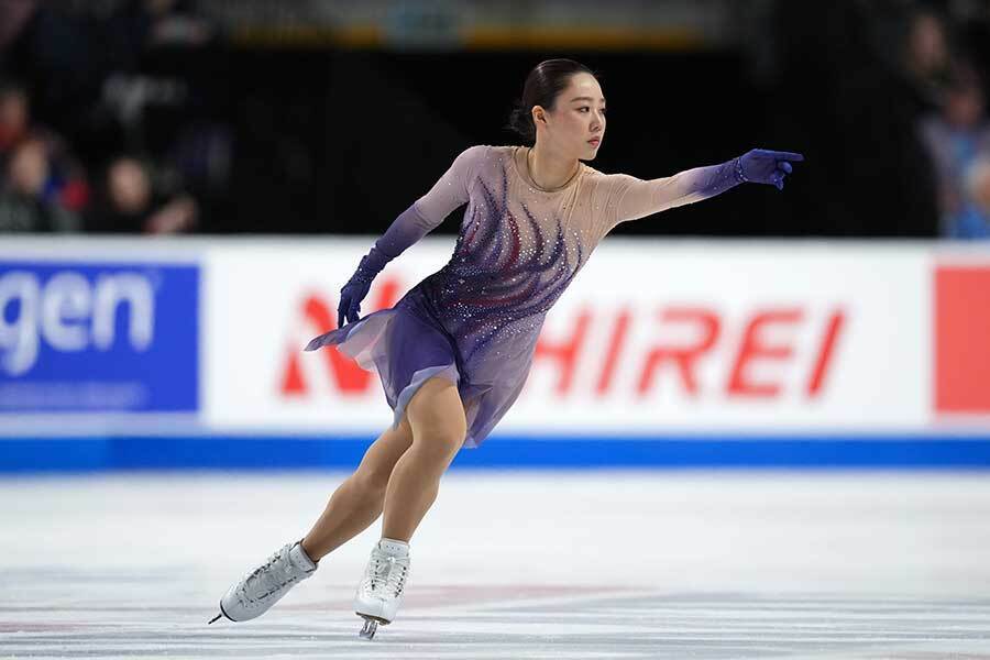 GPシリーズ初優勝した樋口新葉【写真：Getty Images】