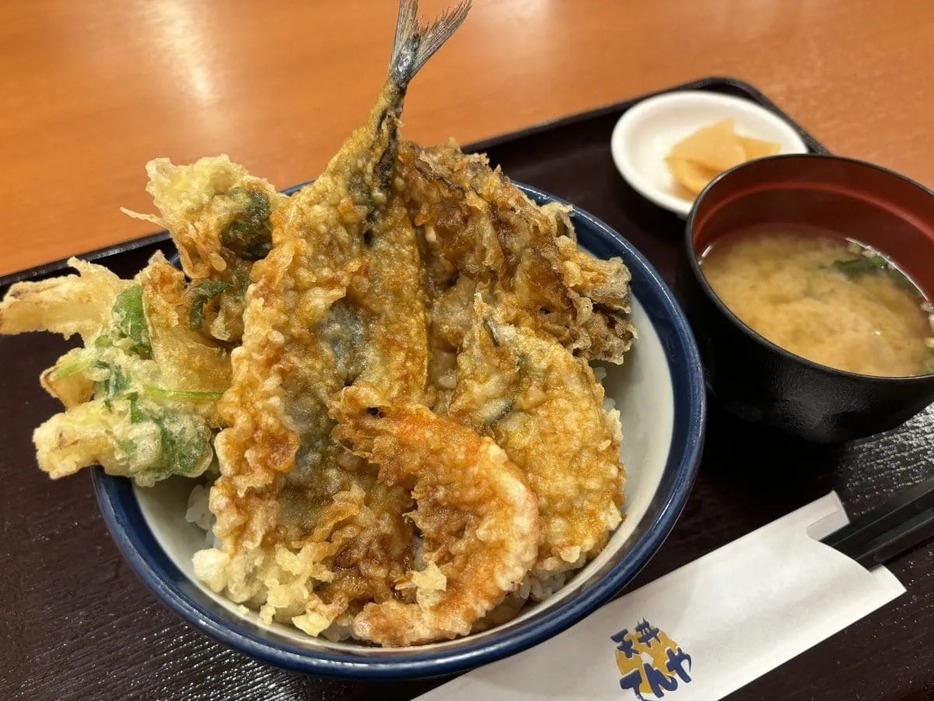 国産秋天丼（みそ汁付）