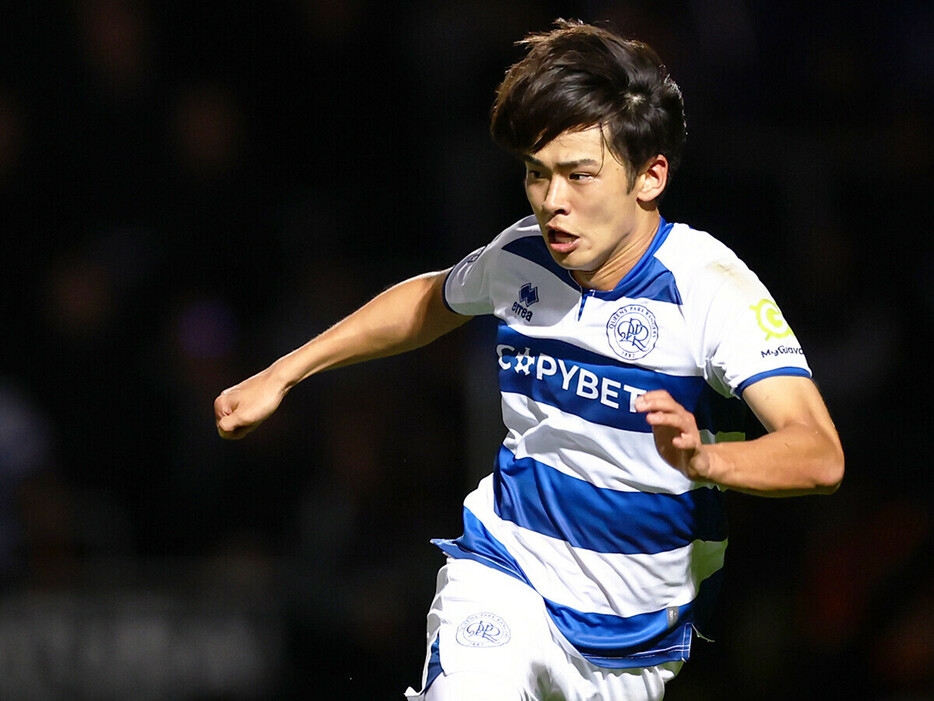 今季からイングランド２部のQPRでプレーする斉藤光毅　photo by AFLO