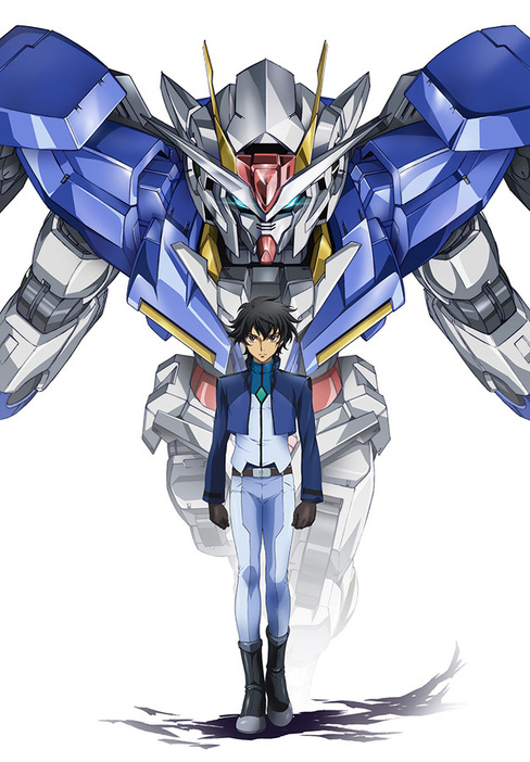 「ダブルオーガンダム」と主人公の「刹那」。『機動戦士ガンダム00 2nd season』メインビジュアル　(C)創通・サンライズ