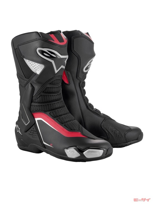 ■alpinestars「SMX-6 v3 BOOT」199 BLACK SILVER RED