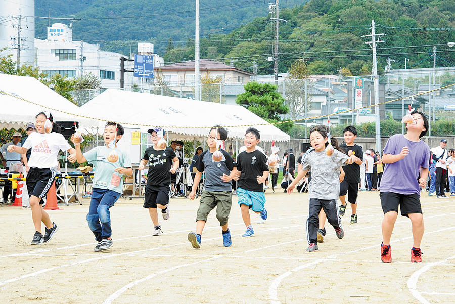 盛り上がりを見せた運動会