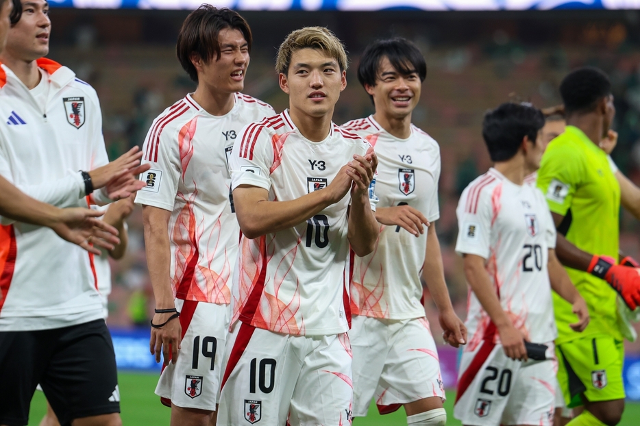 アウェーで2－0と完勝した日本。アジアでは敵なしの強さを見せつけた(C)Getty Images