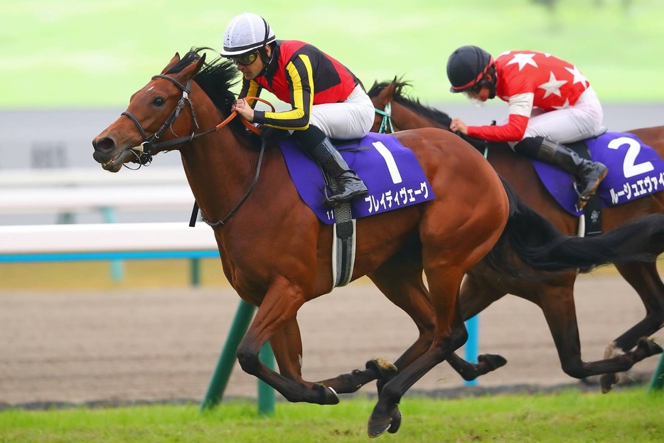 エリザベス女王杯・ブレイディヴェーグとC.ルメール騎手 (C)masamasa