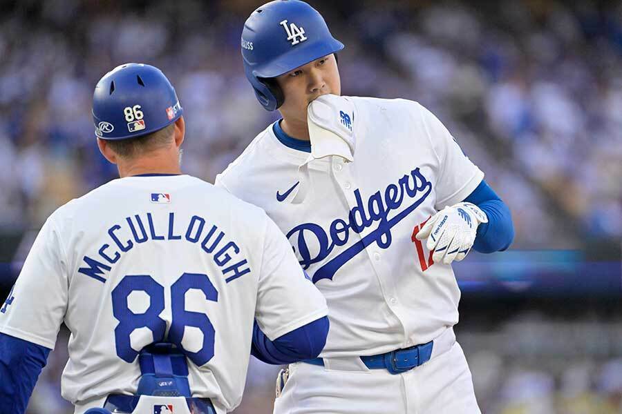 ドジャースの大谷翔平【写真：ロイター】