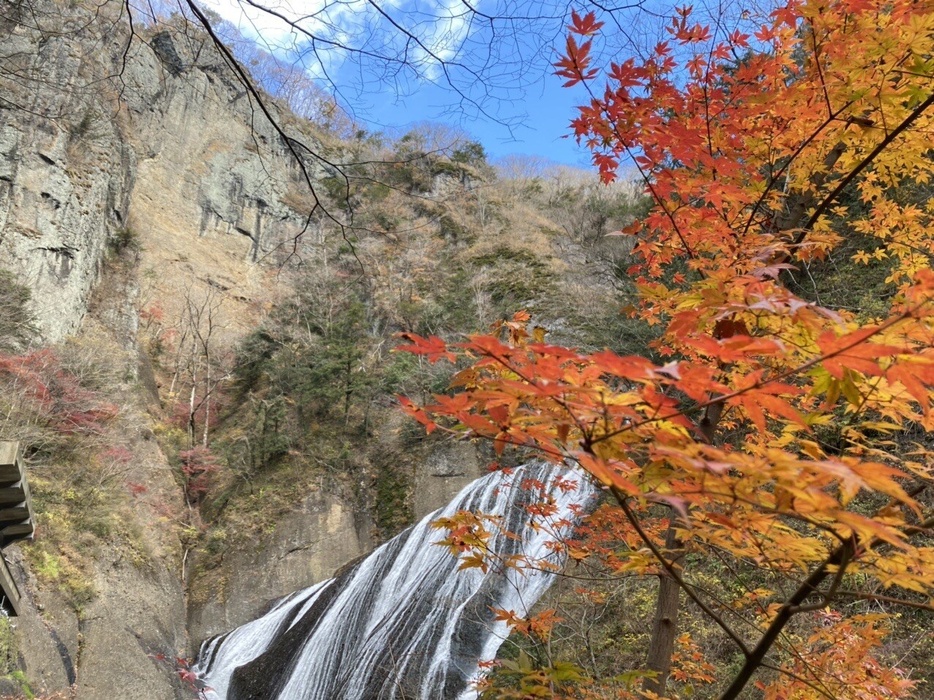 茨城・袋田の滝と月居山