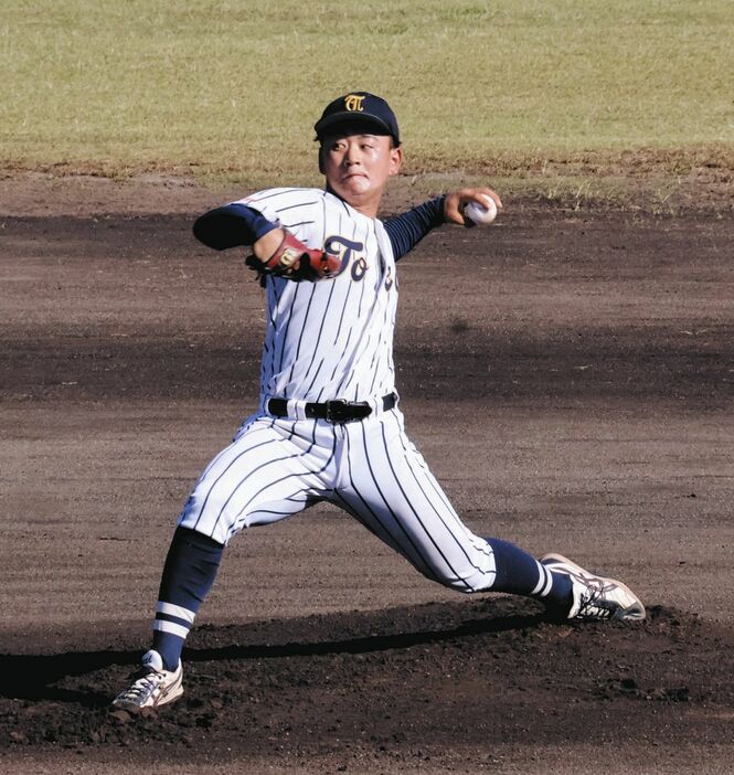 静岡大戦で好投した東海大静岡・宮原